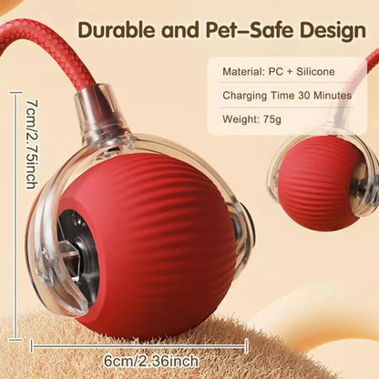 Cat Toys Cat Smart Cat Balls to Help Relieve Boredom Kitten Avoid Toys Pet Electric Rolling Ball Artifact